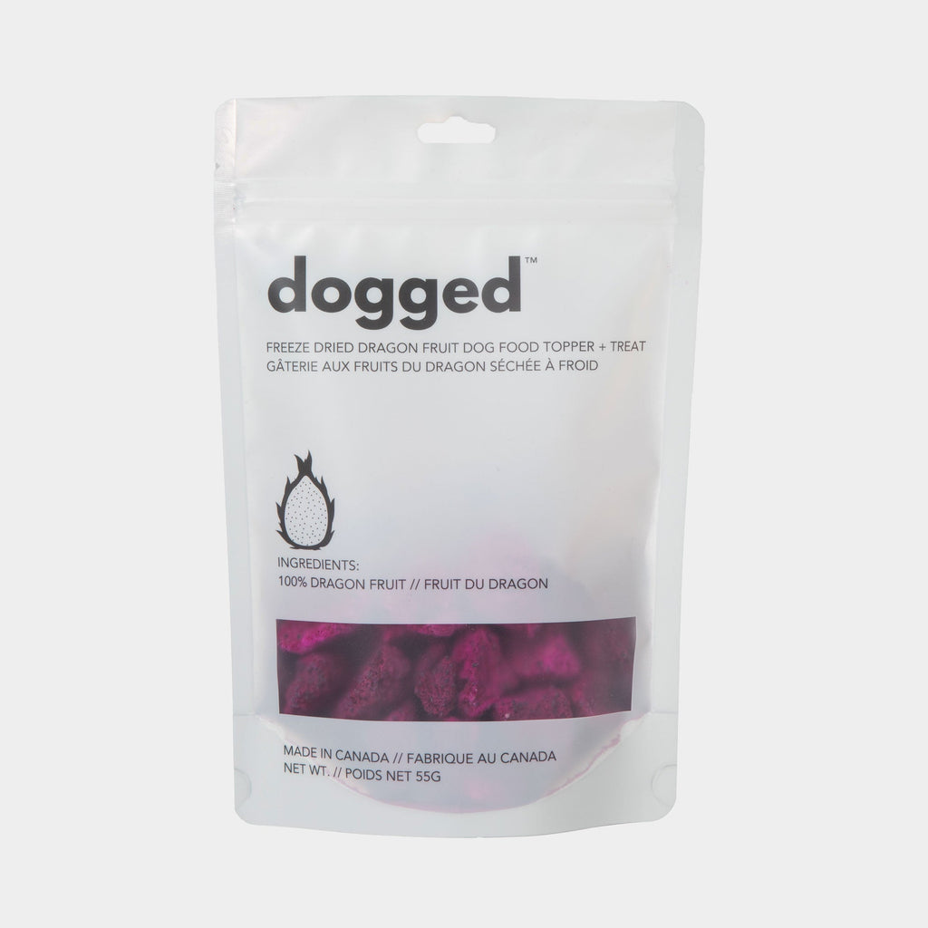 Freeze dried dragon fruit DOG Topper