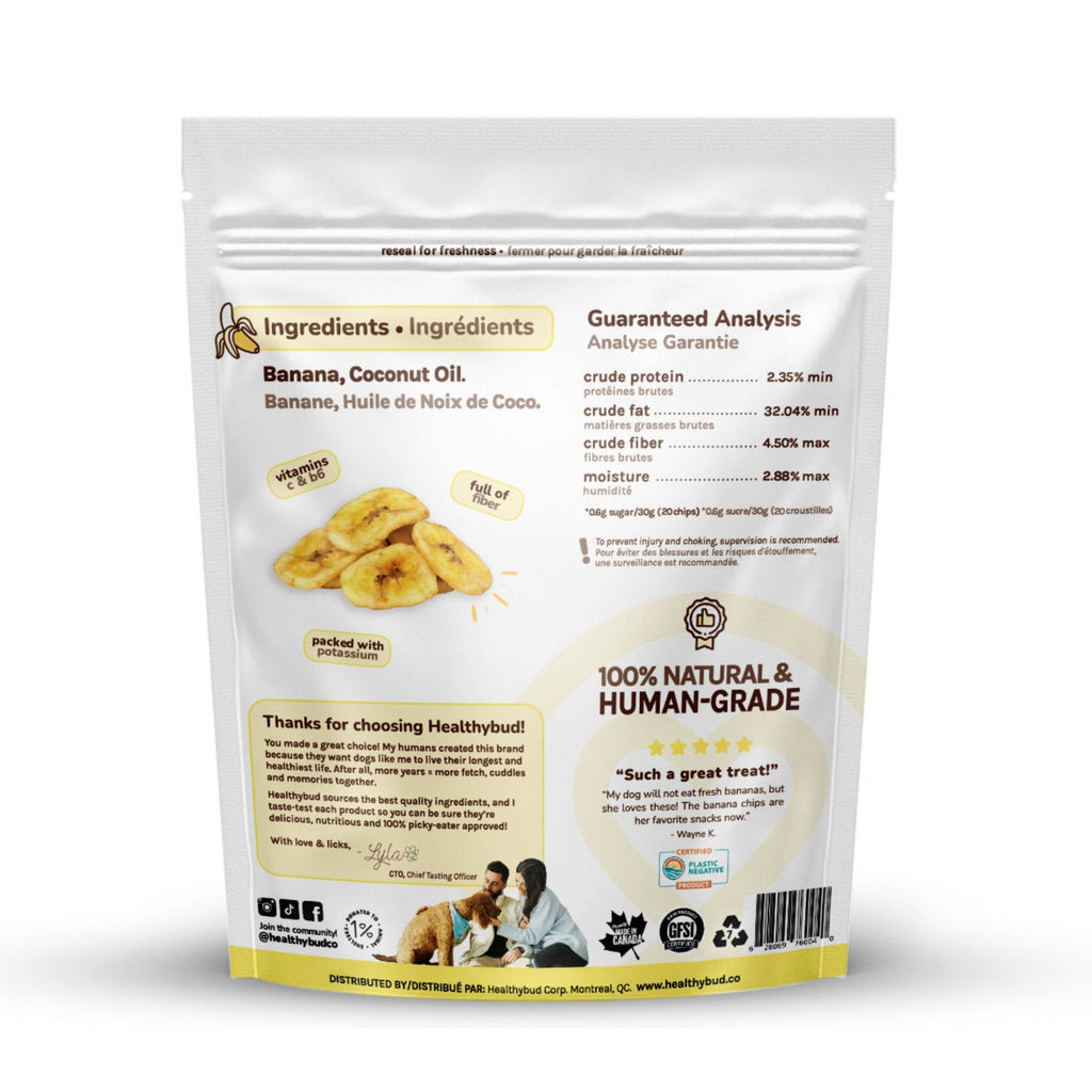 Banana Chips Dog Treats