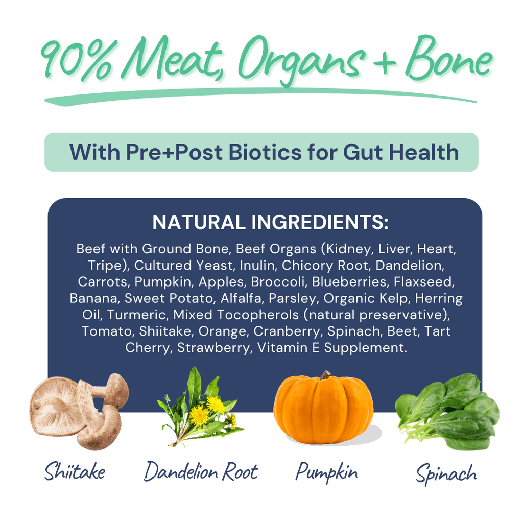 Beef Meal Patties - Dog